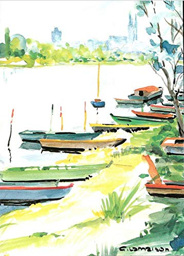 En descendant la Maine et les trois rivières Mayenne-Sarthe-Loir