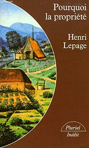 Pourquoi la propriété