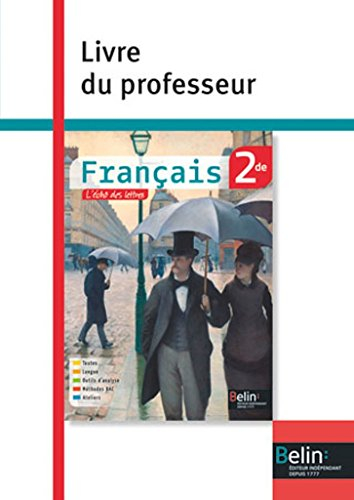 Français 2de : livre du professeur