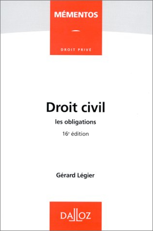 droit civil. les obligations, 16ème édition 1998