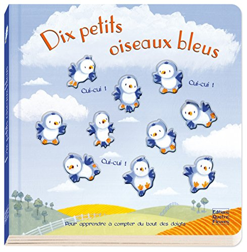 dix petits oiseaux bleus