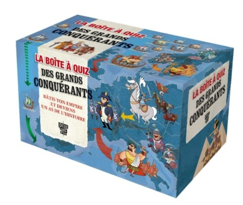 La boîte à quiz des grands conquérants : bâtis ton empire et deviens un as de l'histoire