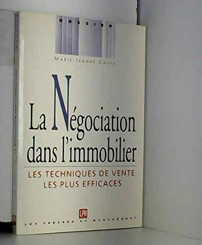 La négociation dans l'immobilier