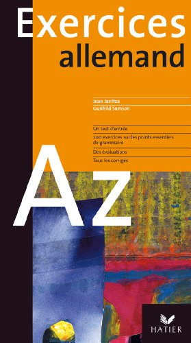 L'allemand de A à Z : exercices