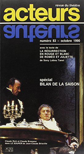 acteurs, numéro 83, octobre 1990