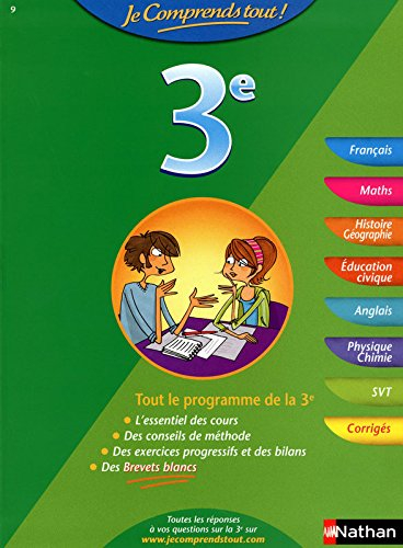 Je comprends tout ! 3e