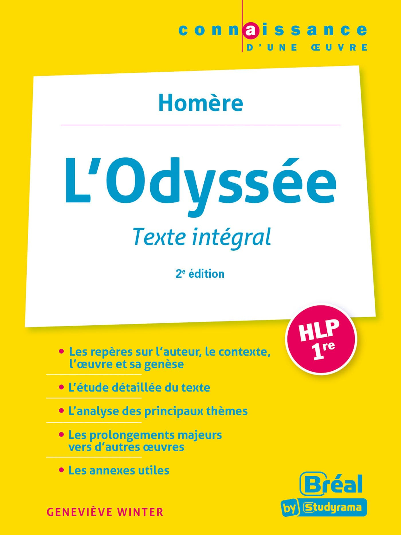 L'Odyssée, Homère : texte intégral : programme prépas scientifiques 2018-2019