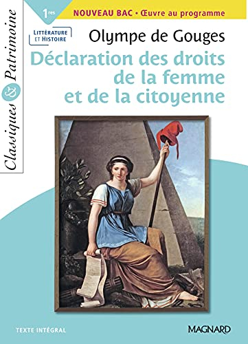 Déclaration des droits de la femme et de la citoyenne : 1res, nouveau bac, oeuvre au programme : tex
