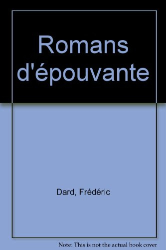 Romans d'épouvante