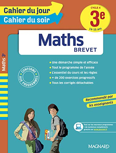 Maths 3e, cycle 4, 14-15 ans : brevet : nouveaux programmes 2016