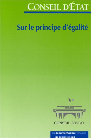 Sur le principe d'égalité : extrait du rapport public 1996
