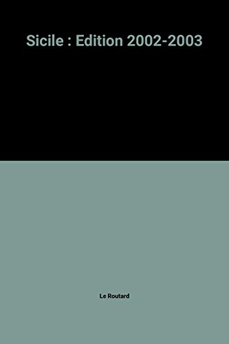 sicile : edition 2002-2003