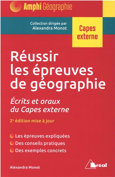 Réussir les épreuves de géographie