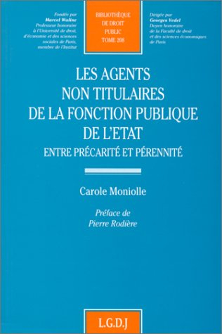 Les agents non titulaires de la fonction publique de l'Etat