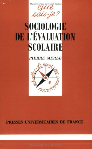 Sociologie de l'évaluation scolaire