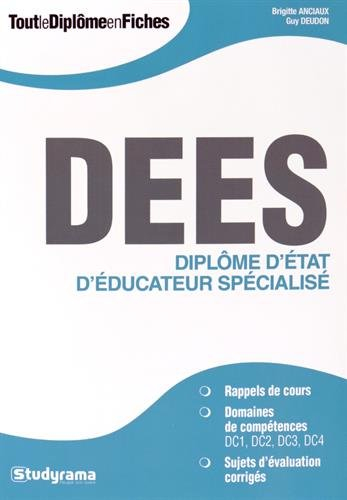 DEES : diplôme d'Etat d'éducateur spécialisé