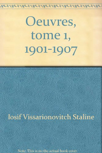 oeuvres, n, 1 : 1901-1907