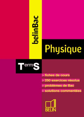 physique terminale s