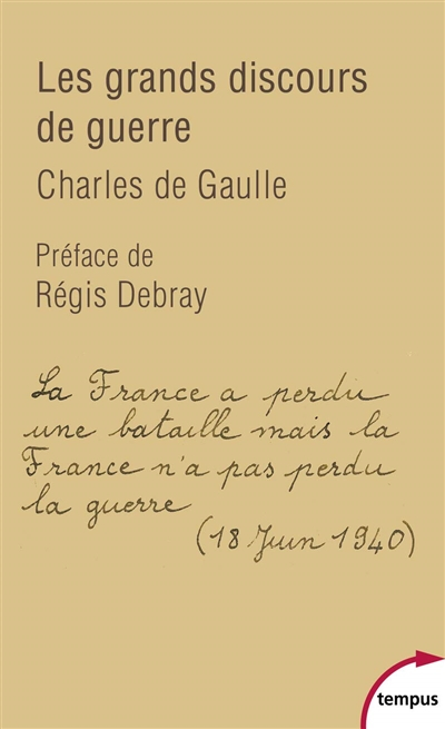 Les grands discours de guerre