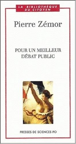 Pour un meilleur débat public