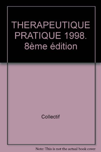 therapeutique pratique 1998
