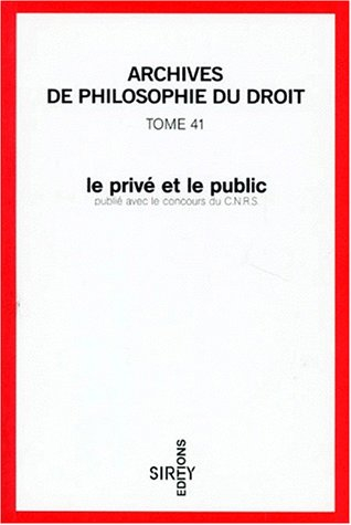 Le privé et le public