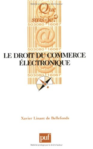 Le droit du commerce électronique