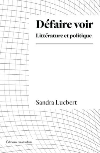 Défaire voir : littérature et politique