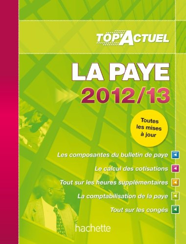 La paye : 2012-2013