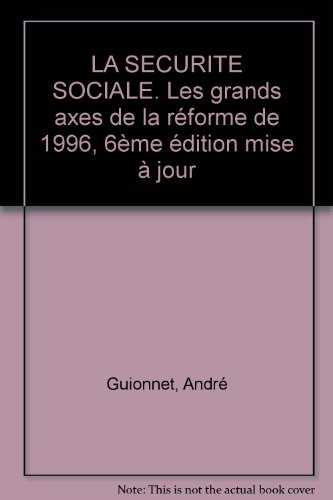 La Sécurité sociale