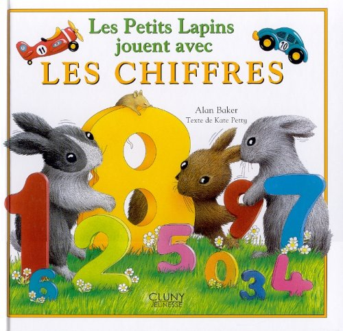 les petits lapins jouent avec les chiffres
