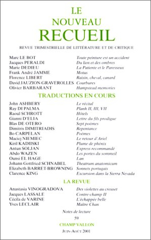 Nouveau recueil (Le), n° 59