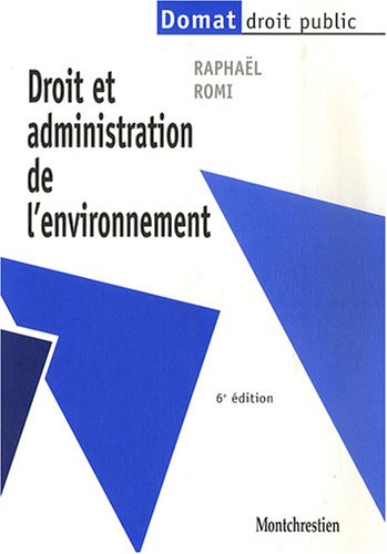Droit et administration de l'environnement