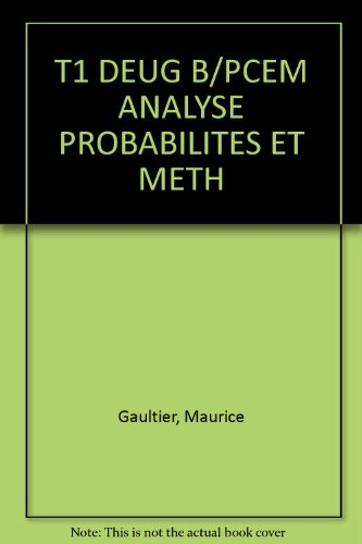 t1 deug b/pcem analyse probabilites et meth