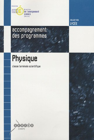 physique tle scientifique : accompagnement des programmes