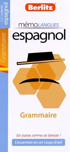 MEMOLANGUES ESPAGNOL-GRAMMAIRE