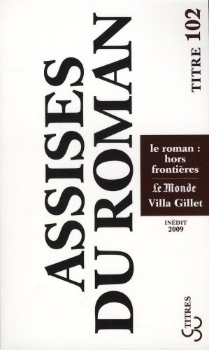 Le roman : hors frontières