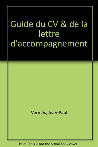 guide du cv & de la lettre d'accompagnement