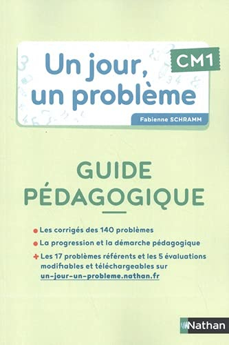 Un jour, un problème CM1: Guide pédagogique