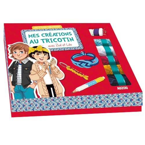 Mes créations au tricotin avec Zoé et Léo