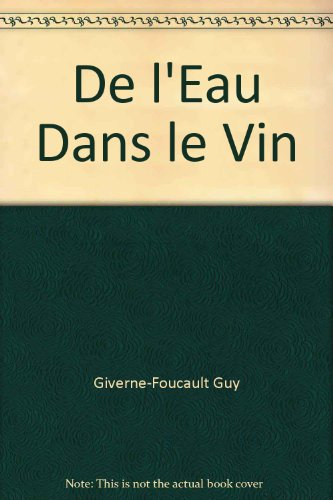 de l'eau dans le vin