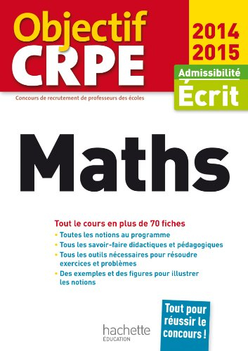 Maths : admissibilité, écrit 2014-2015 : tout le cours en plus de 70 fiches