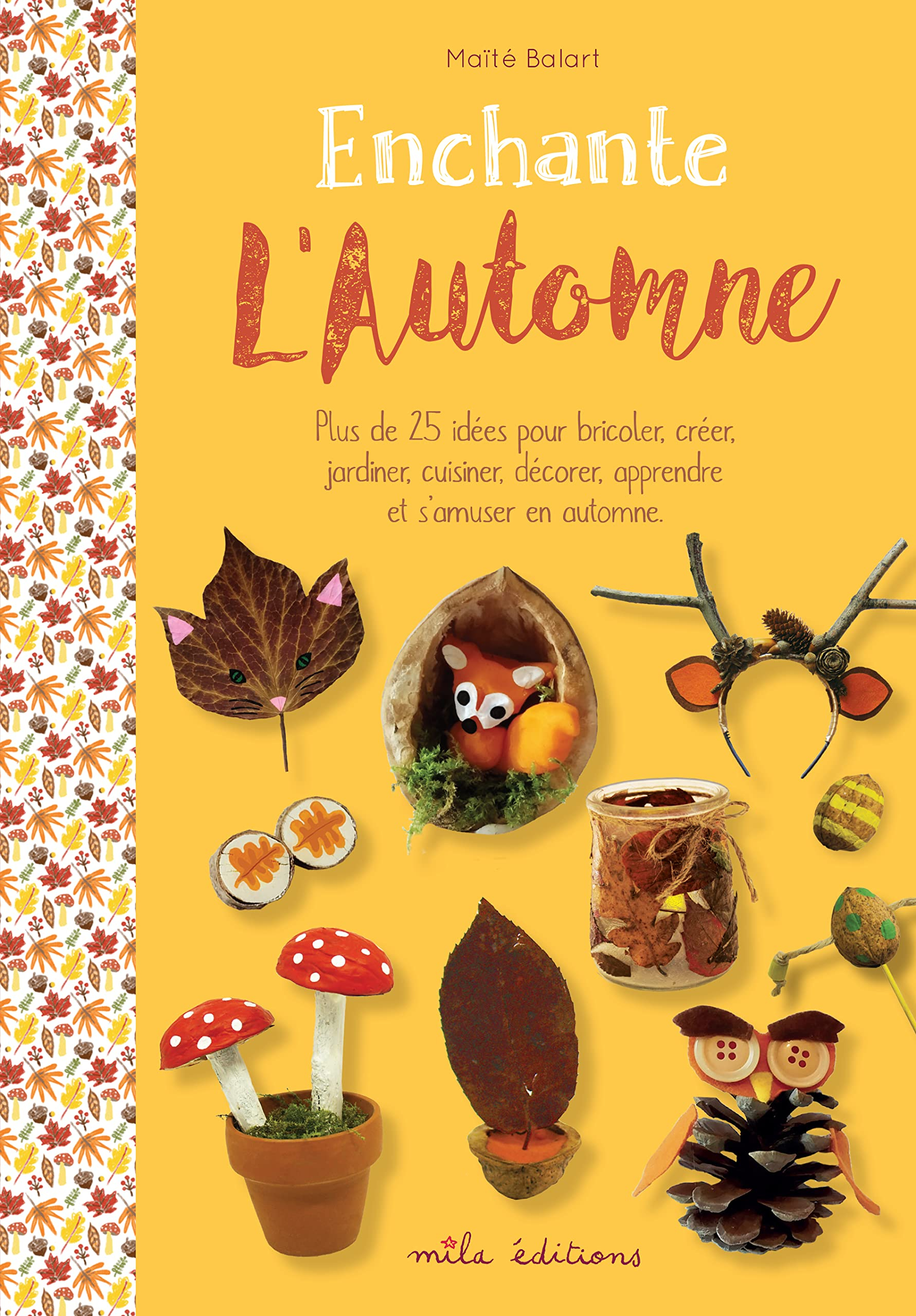 Enchante l'automne : plus de 25 idées pour bricoler, créer, jardiner, cuisiner, décorer, apprendre e