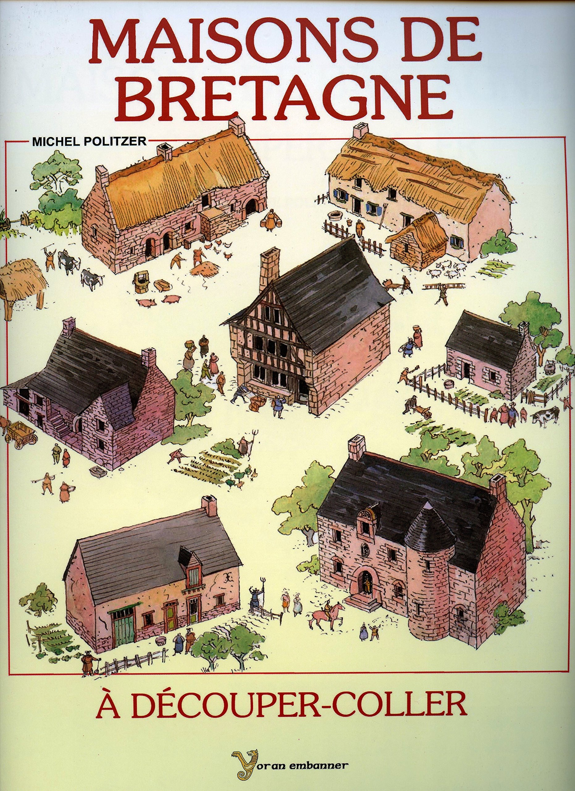 Maisons de bretagne à découper-coller
