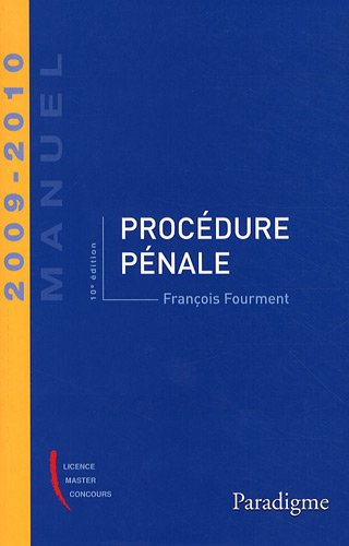 Procédure pénale : 2009-2010