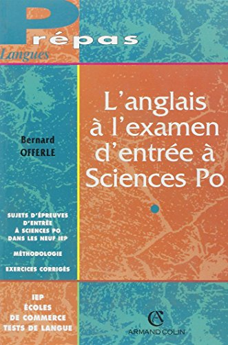 L'anglais à l'examen d'entrée à Sciences-Po