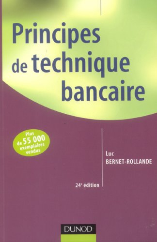 Principes de technique bancaire