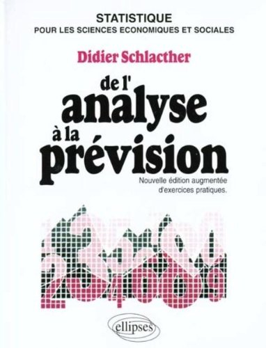 de l'analyse à la prévision. cours