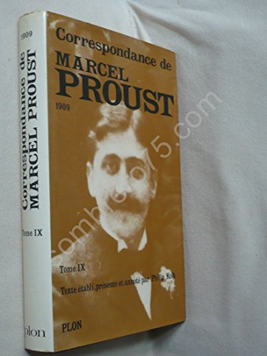 Correspondance. Vol. 9. 1909