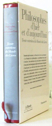 gf-le monde-philosophes d'hier et d'aujourd'hui